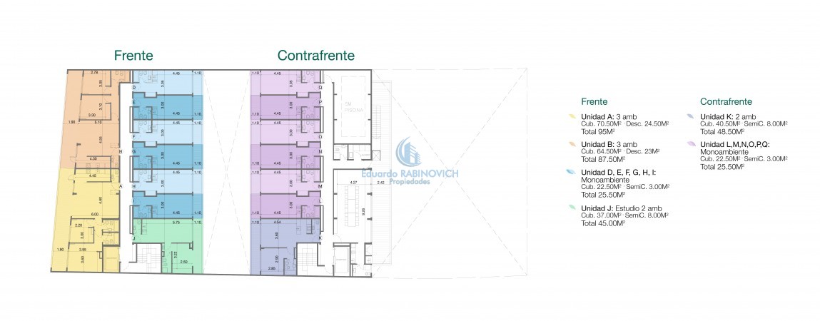 ALMA PALERMO Monoambiente Apto Prof. en Construcción